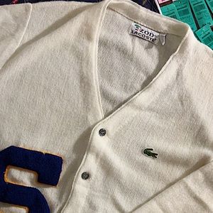Vintage Lacoste Acrylic Cardigan